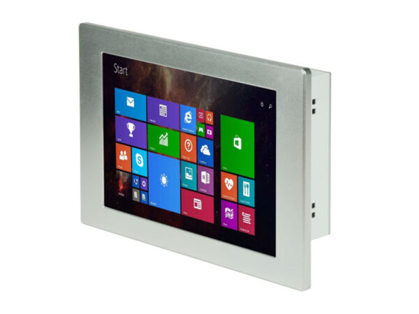 12.1 inch j1900 fanless touch screen all in one industrial panel pc