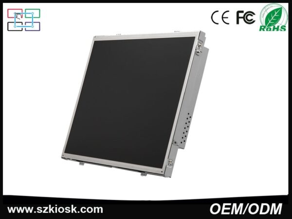 odm open frame industrial monitor with vga/av/dvi/hdmi monitor
