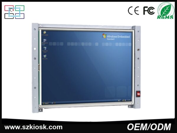 odm open frame industrial monitor with vga av dvi hdmi monitor 2