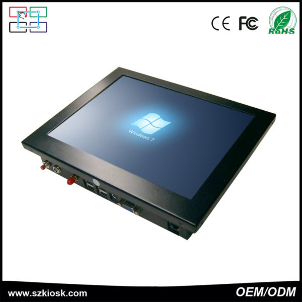 17 inch h61 i3 4 wire resistive touch screen panel pc