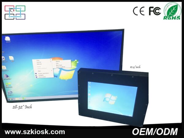28 inch high resolution 4k ir touch screen ultra thin all in one pc supplier 3