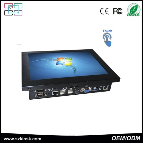 ip54 front panel waterproof 15 touch all in one pc