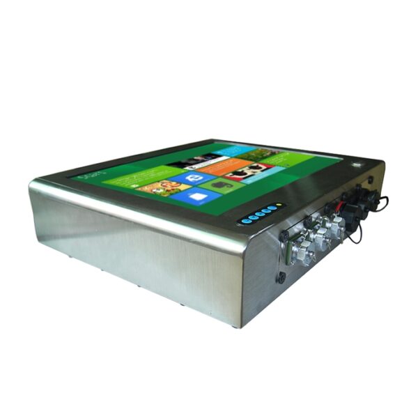 15 inch ip65 waterproof touch pc factory,resistive touch pc supplier china,high brightness panel pc factory