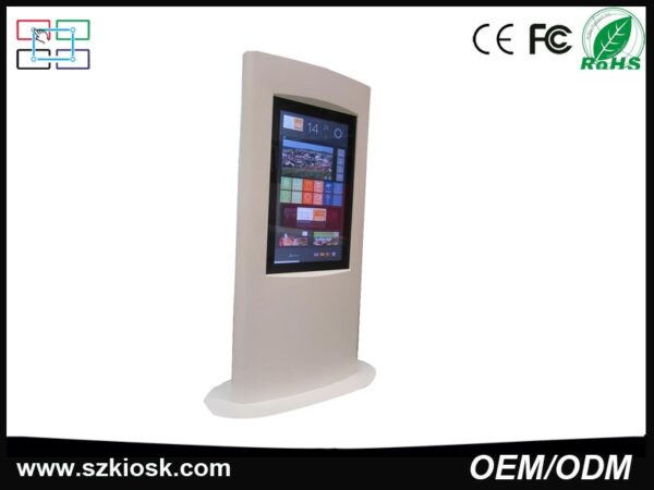49inch high brightness stand alone lcd indoor advertising digital signage with touch screen 3