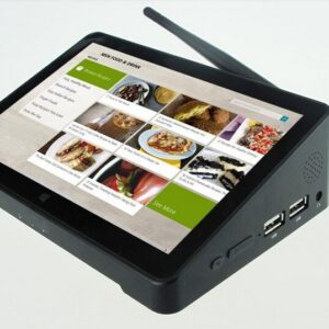 all in one fanless industrial touch screen mini pc with 1024 768p
