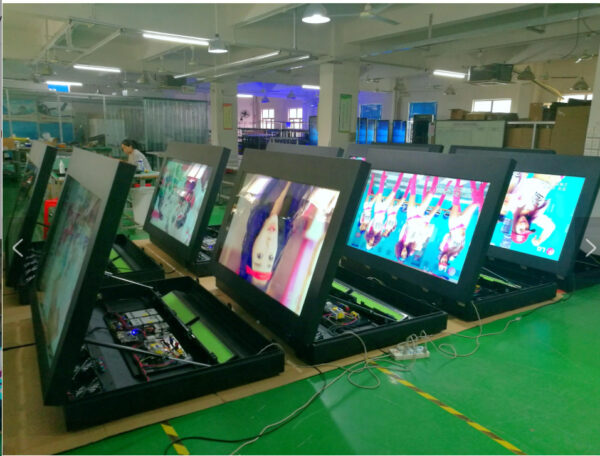 ip55 outdoor waterproof wall advertising digital signage wall mounting kiosk from the ground