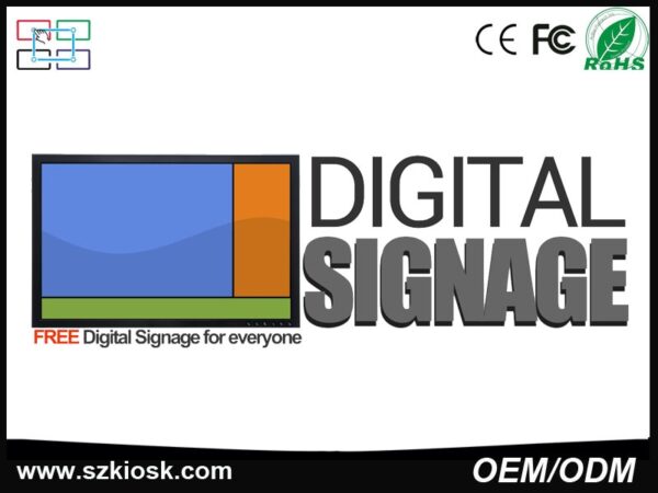 floor stand digital signage lcd display advertising screen 32 42 46 55 65
