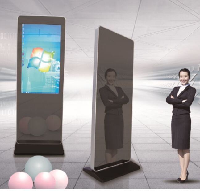 protable durable and simple high tech quality glass custom animations multi touch screen magic mirror