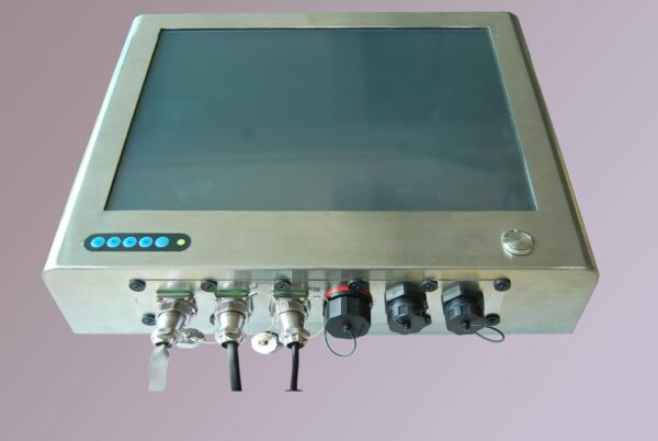 waterproof computer for hospitals easy clean,protection against chemical on touch screen explosionproof glass i5 cpu 4